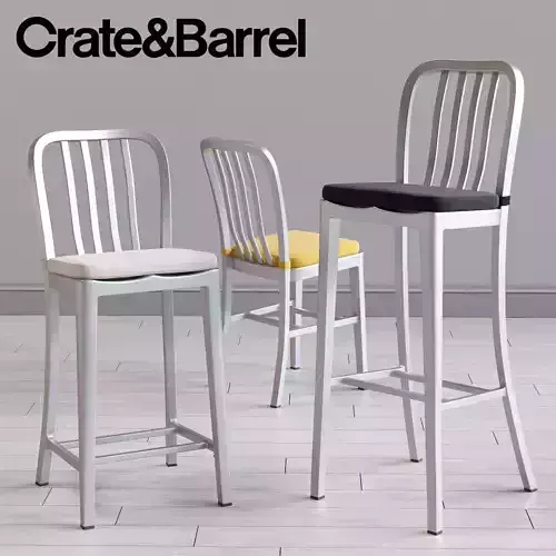 Delta Dinning and Bar Chairs 3D model