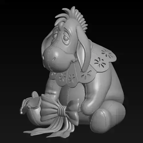 cartoon character Eeyore for 3d printing