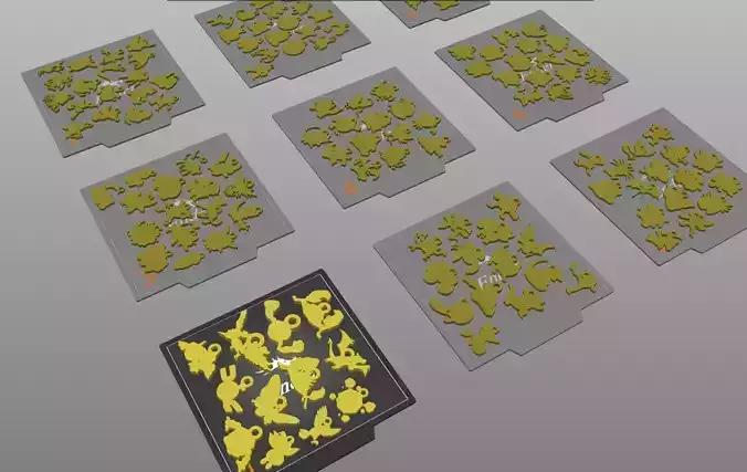 151 Pokemon Keychains 1st Generation