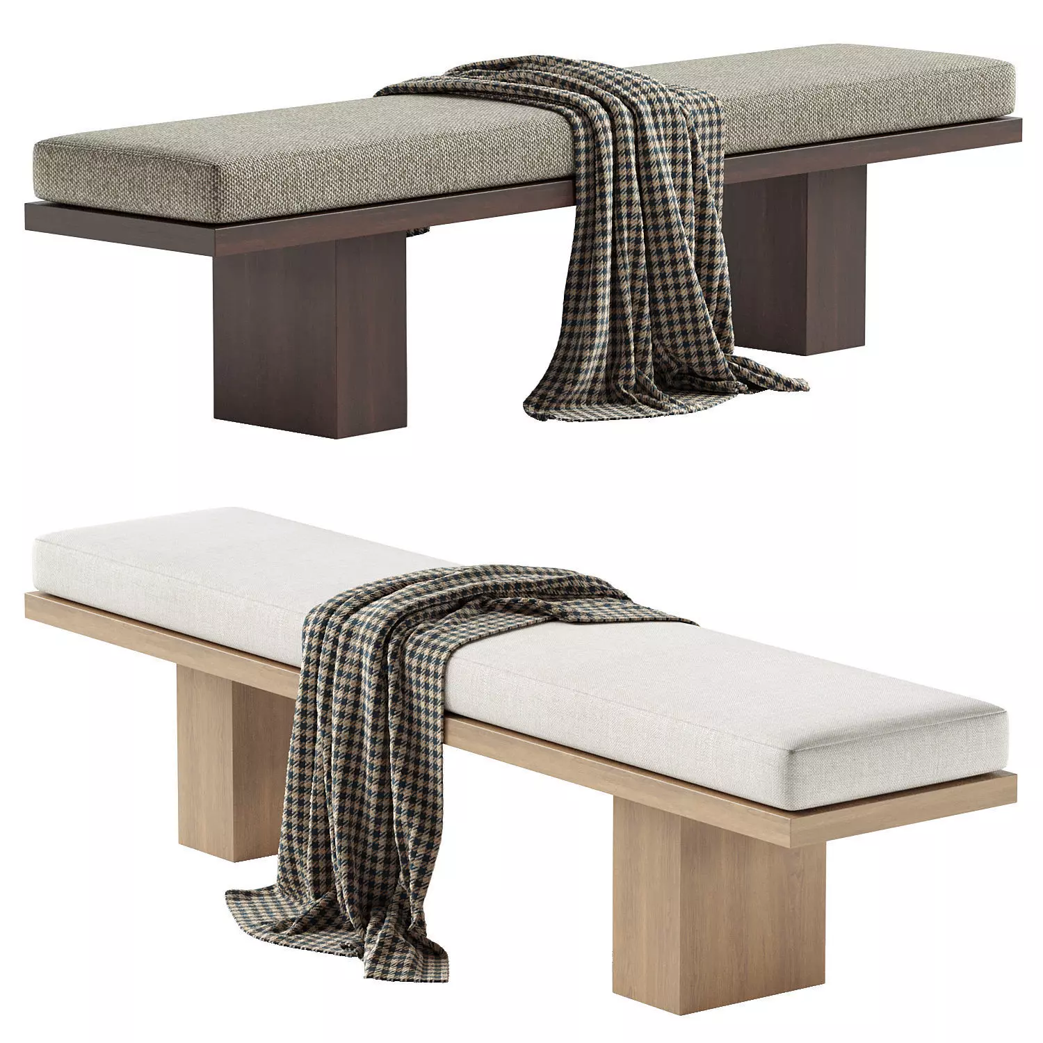 Suelo Modern Bench 3D model
