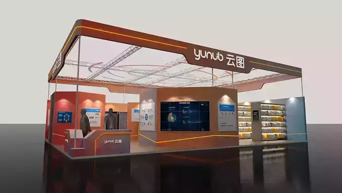  3D booth