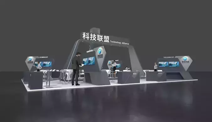 3D booth