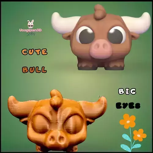 Cute Bull Big Eyes