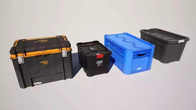  Storage Crate Boxes