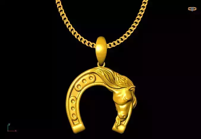 Horse pendant charms - one inch pendant