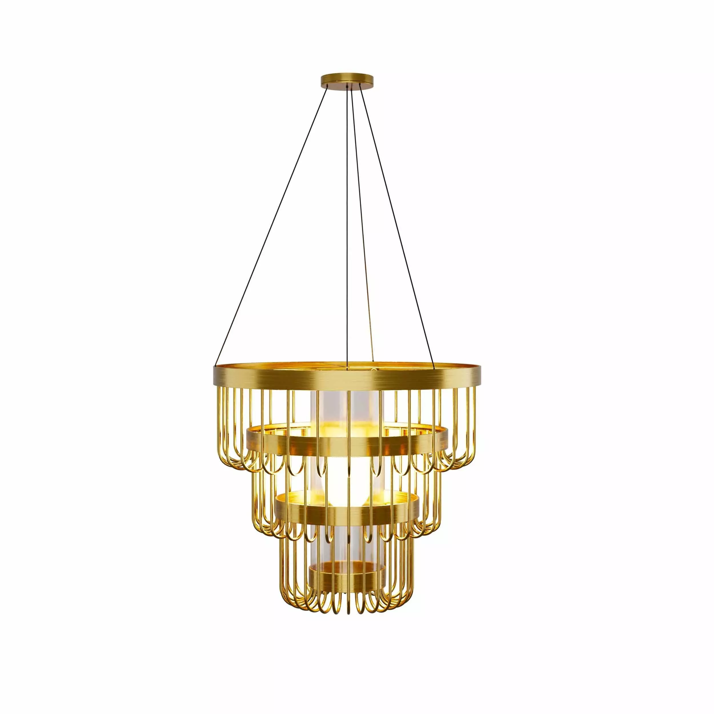 Tarte tiered chandelier 3D model