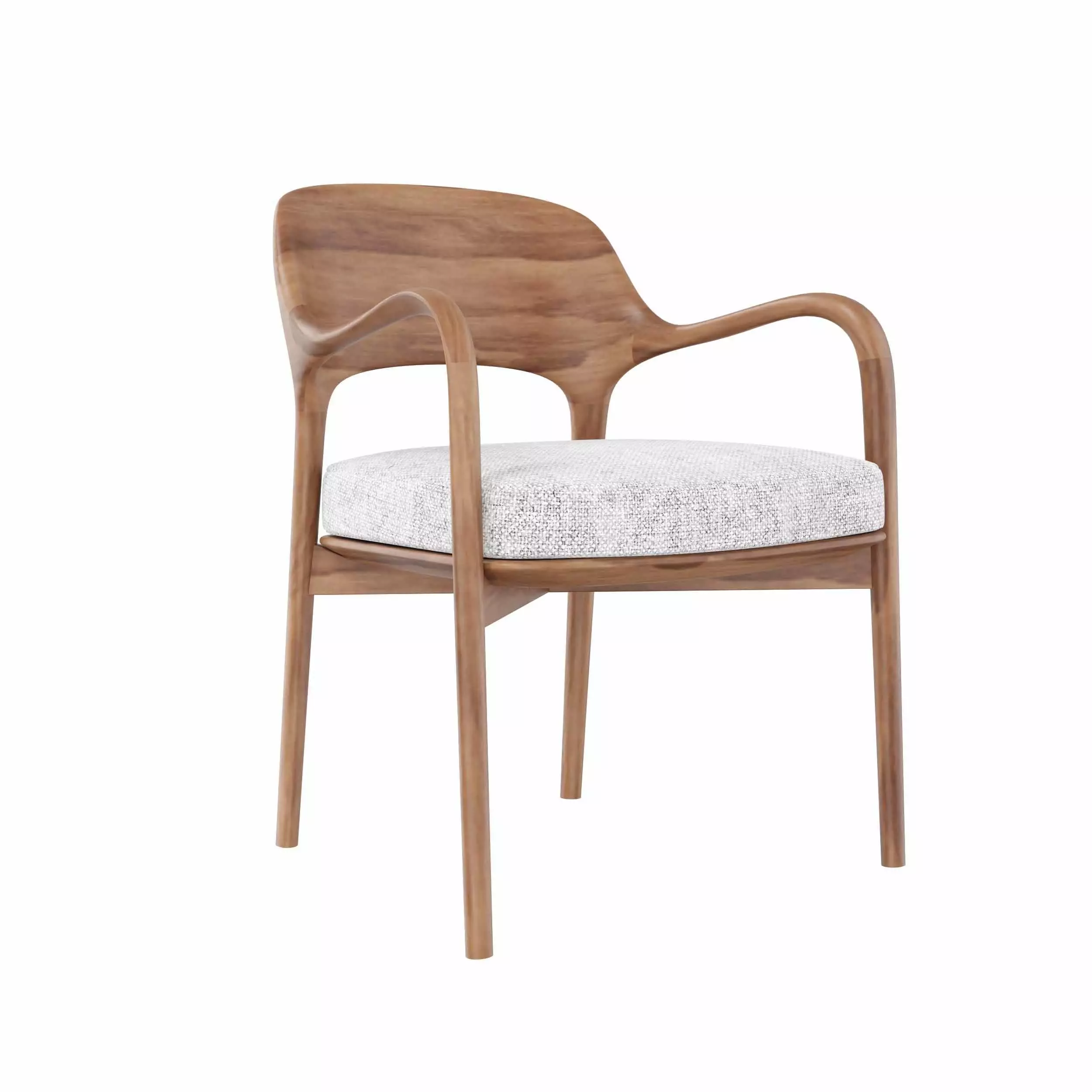 Wood chair 3D model