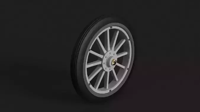 Oldtimer car wheel