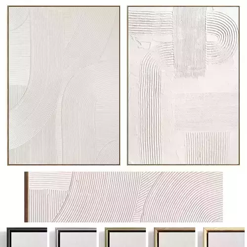 Plaster Two Photo Frame 539