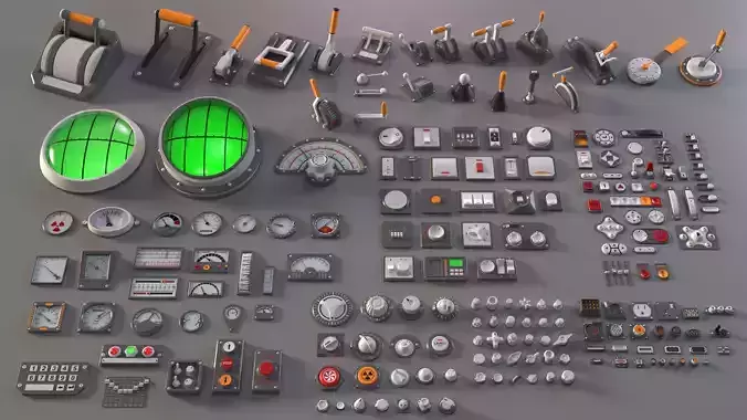 Industrial Kitbash - 14 - 199 pieces