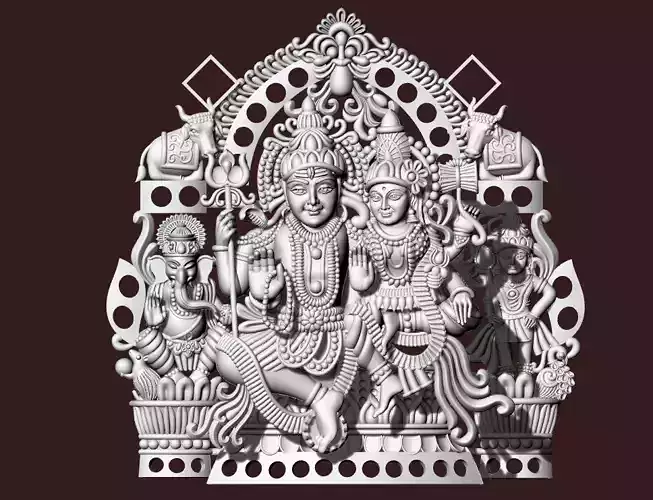 shivji mahadev with durga