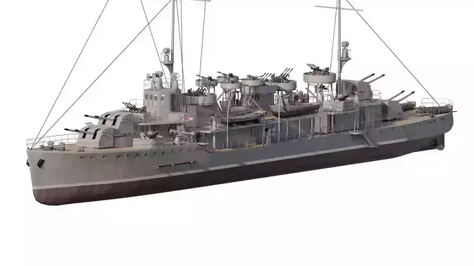 WW2 IMPERIAL JAPANESE NAVY DESTROYER