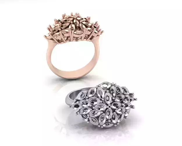 full marquise jewelry ring