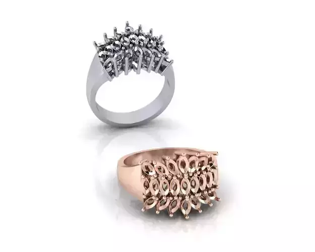 full marquise jewelry ring