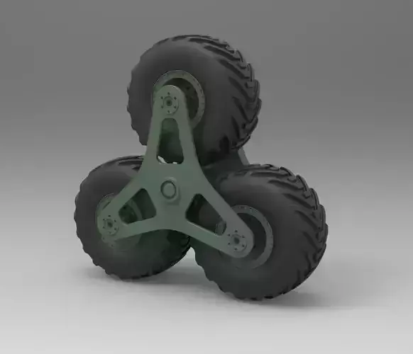 Terrastar wheel system 3D model