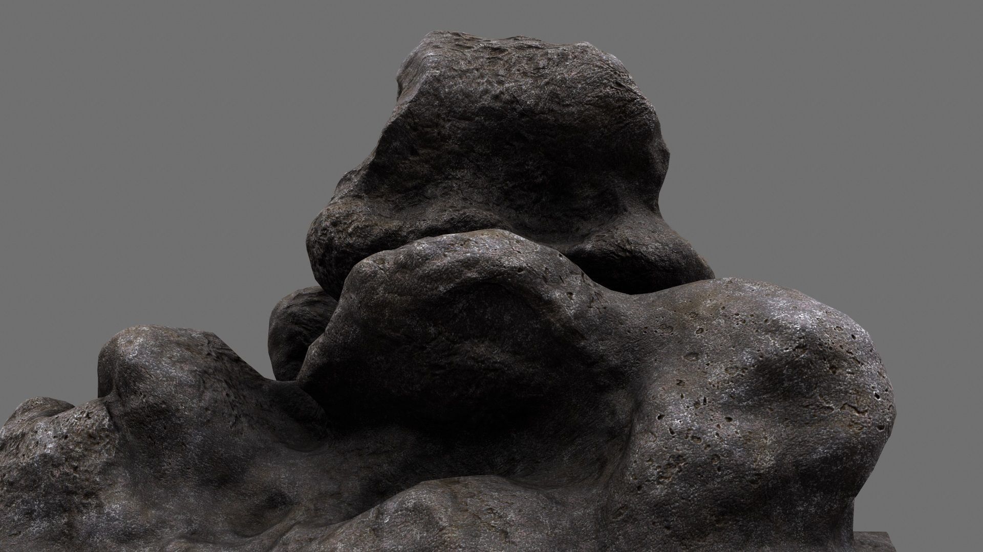 Rock Low-poly 3D model_11