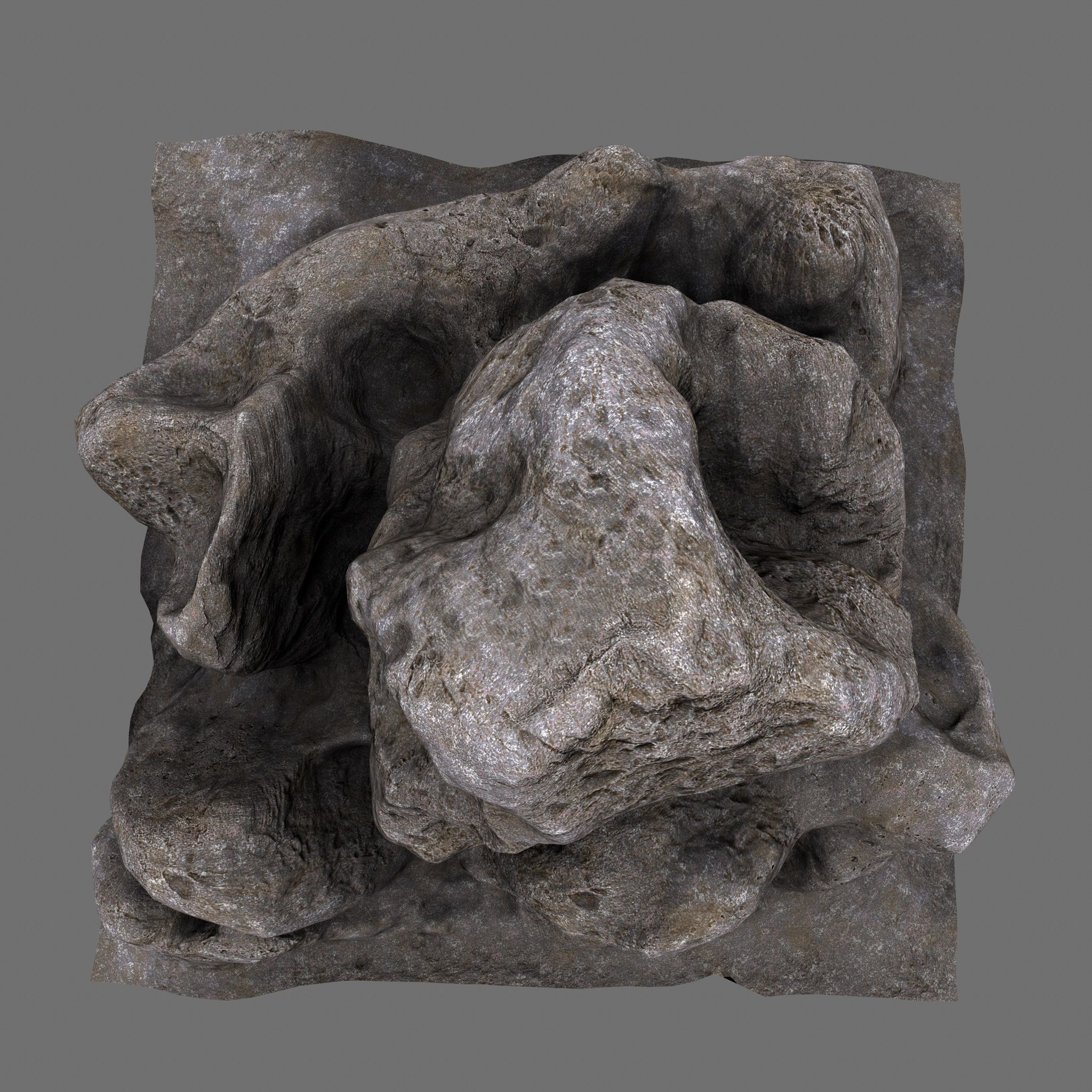 Rock Low-poly 3D model_20