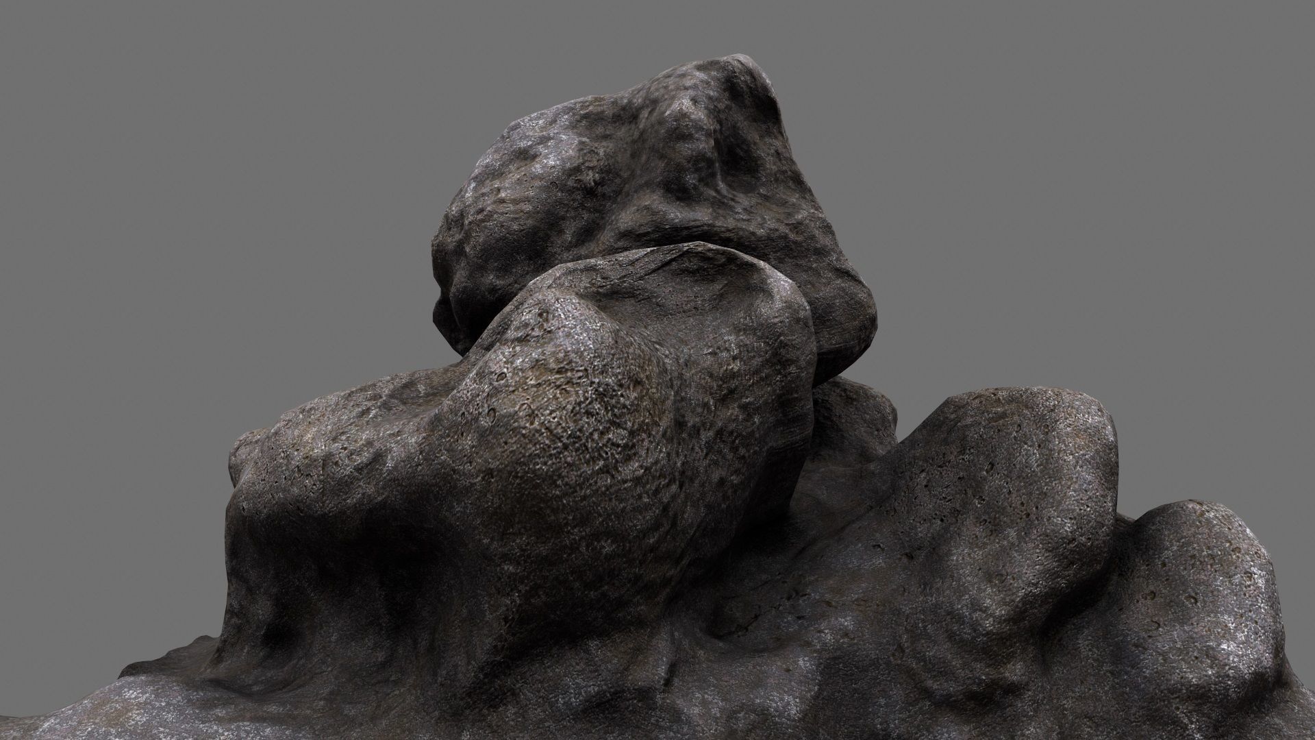 Rock Low-poly 3D model_15