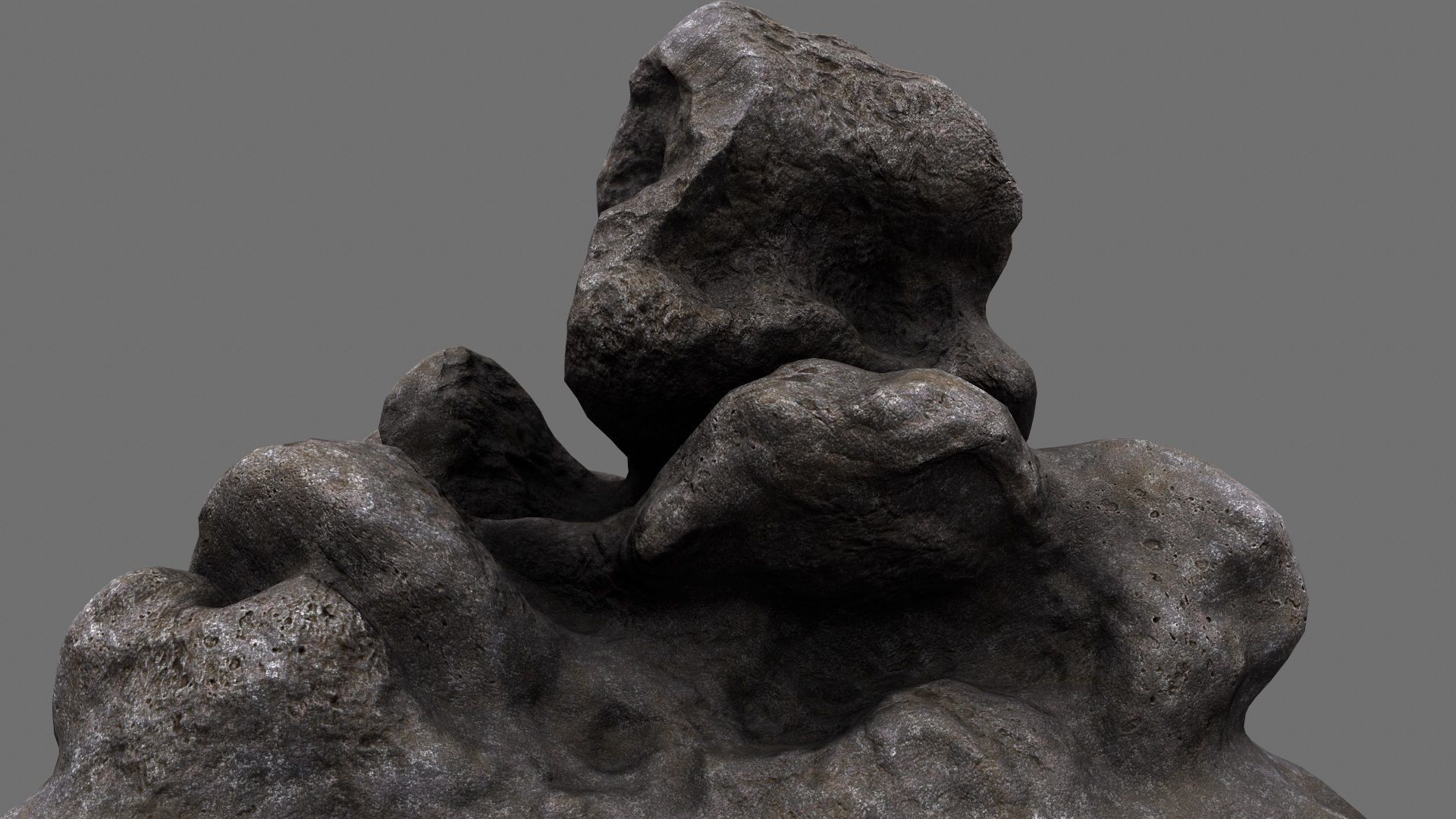 Rock Low-poly 3D model_17