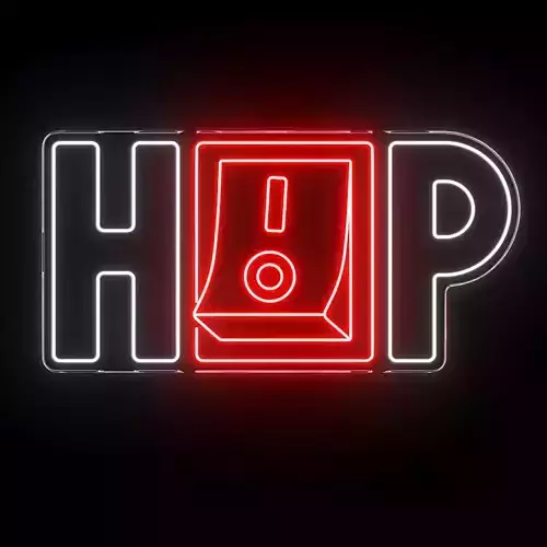 Hip Hop Neon Sign