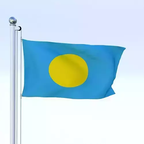 Animated Palau Flag