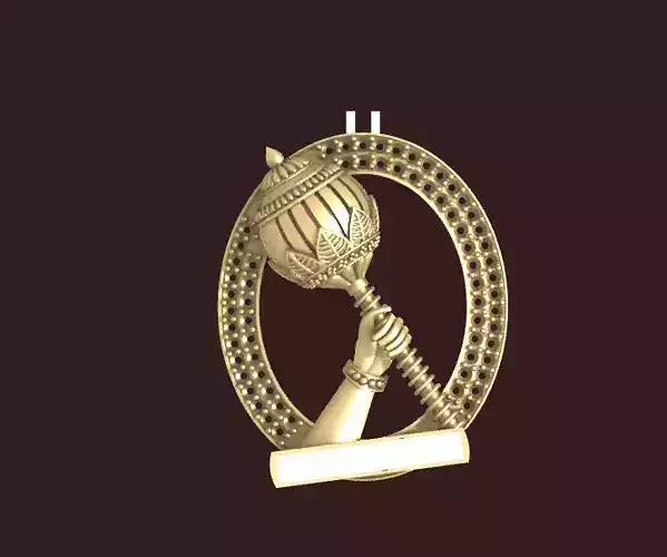 hanuman gada pendent 3dm file