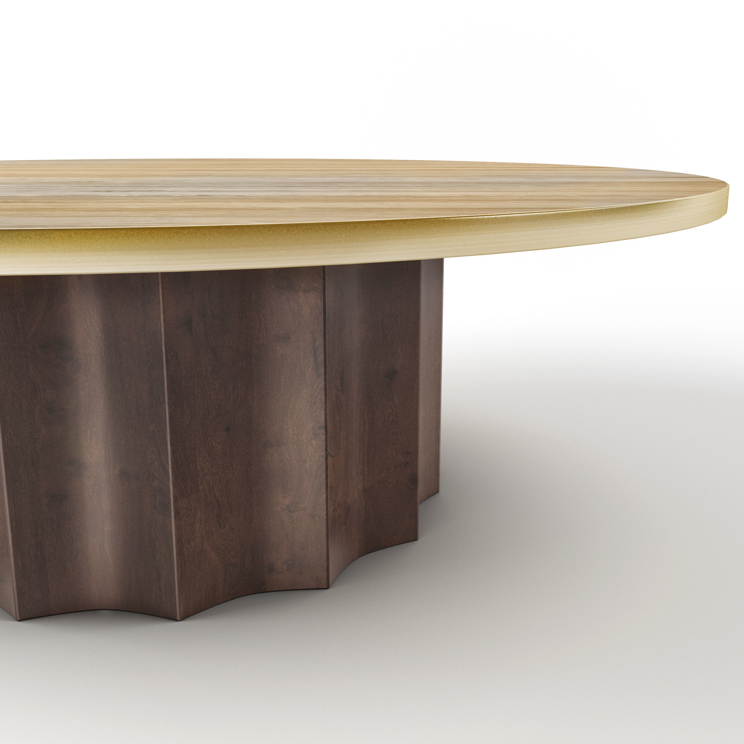 Normandie Cocktail Table 3D model_1