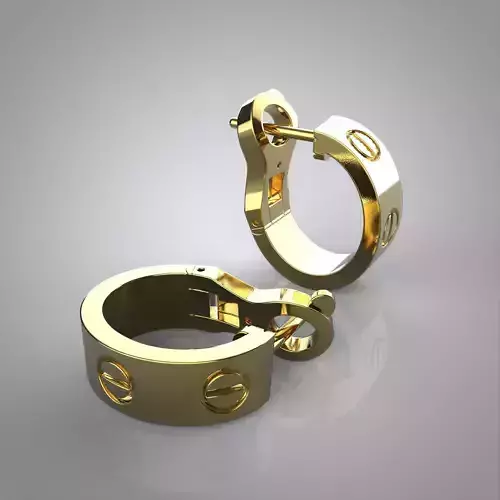 love earings  cartier