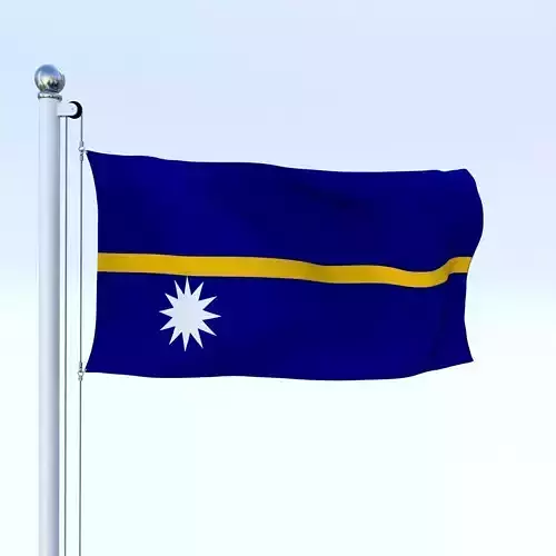 Animated Nauru Flag