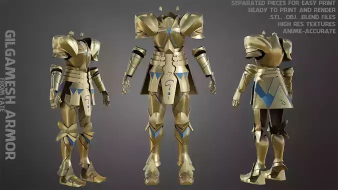 Fate Gilgamesh Armor for Cosplay 