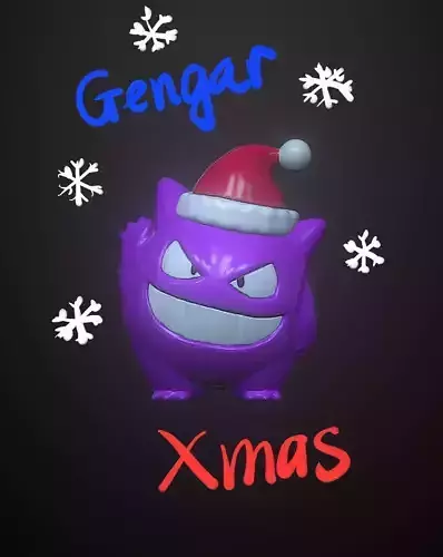 Gengar Claus - The Festive Ghost Edition - Christmas