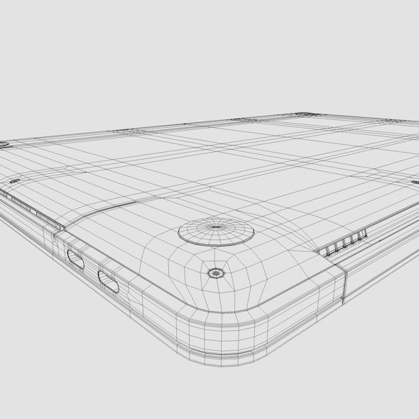 Apple MacBook Pro 13 Touch Bar  Low-poly 3D model_8