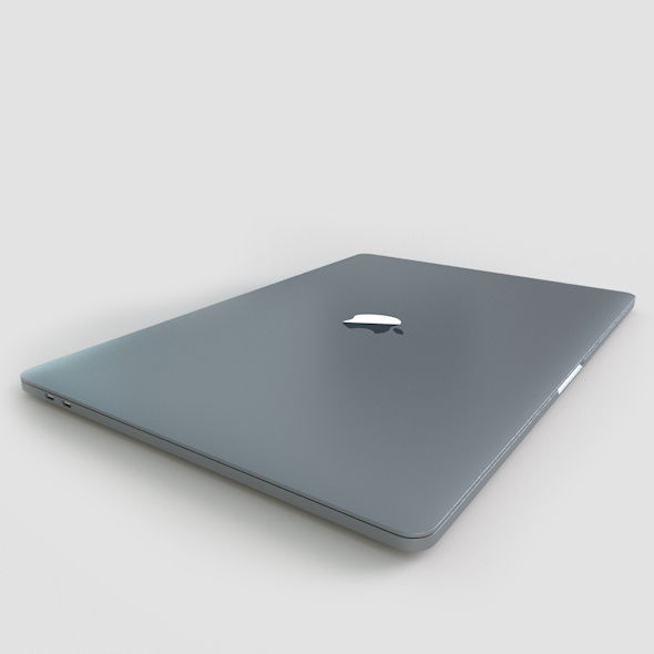 Apple MacBook Pro 15 Touch Bar  Low-poly 3D model_6