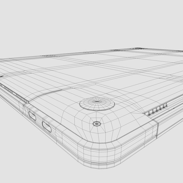Apple MacBook Pro 15 Touch Bar  Low-poly 3D model_8