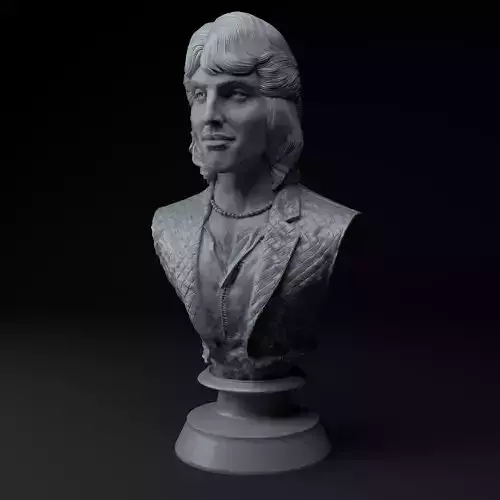Freddie Mercury Queen Glam Version Premium 3D Bust STL