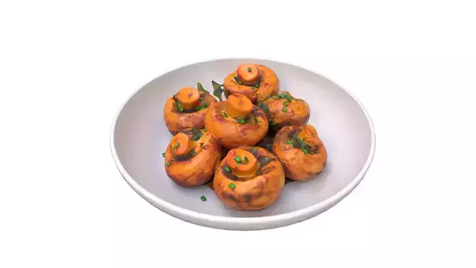 Baked Stuffed Mushrooms With Herbs