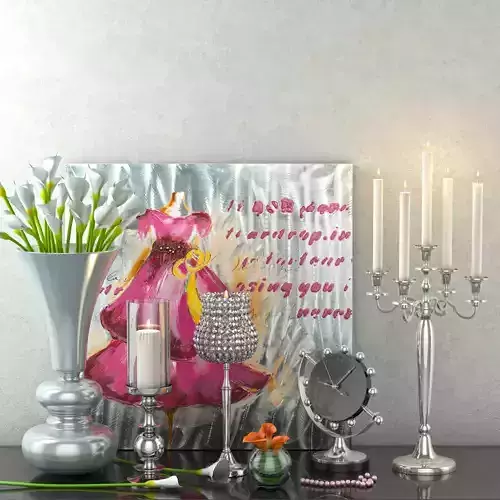 Richmond Interiors Decoration Set 3D model