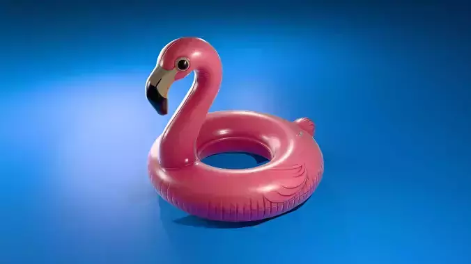 Flamingo beach buoy
