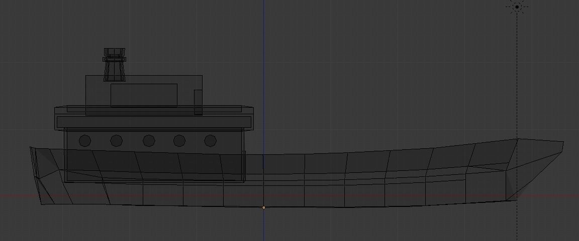 Low-Poly Ship boat Free low-poly 3D model_4