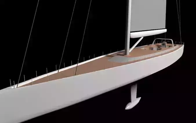 baltic 147 Low-poly 3D model