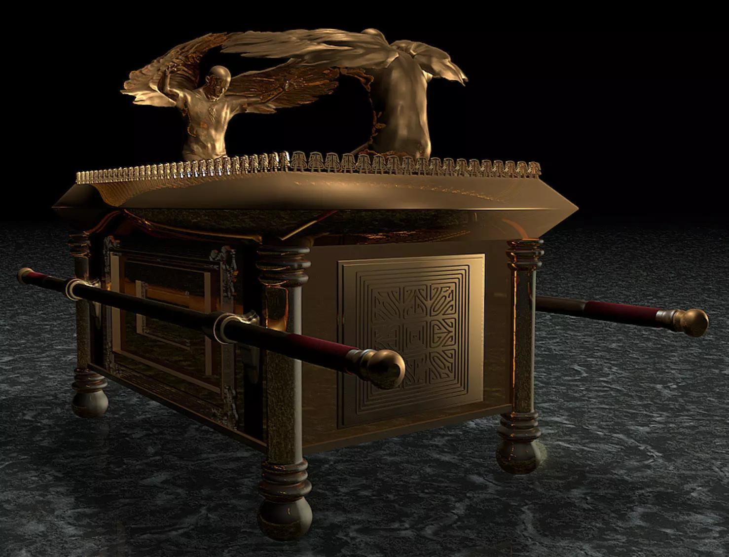 Ark of the Covenant 3D model_0