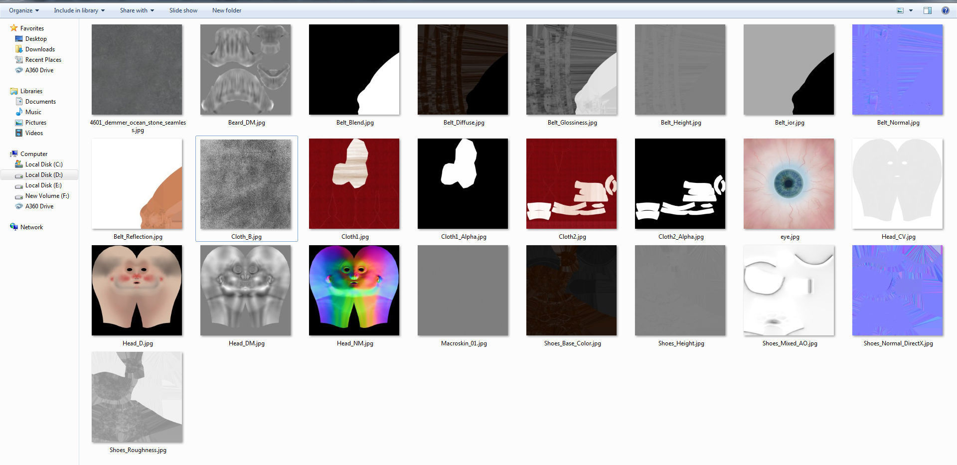 RIGGED Santa Claus Character Low-poly 3D model_38