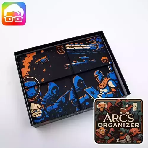 Arcs retail ed board game organizer by ammedia3d