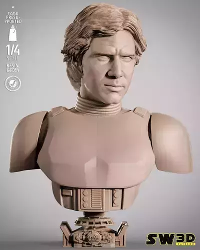  STAR WARS Han Solo Portrait Bust 