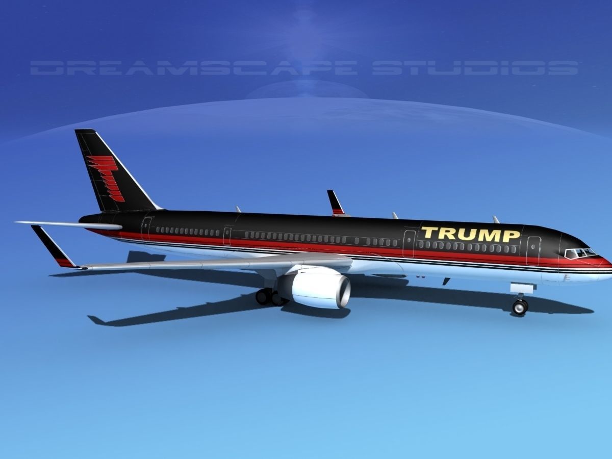 Boeing 757-200 Trump 3D model_3