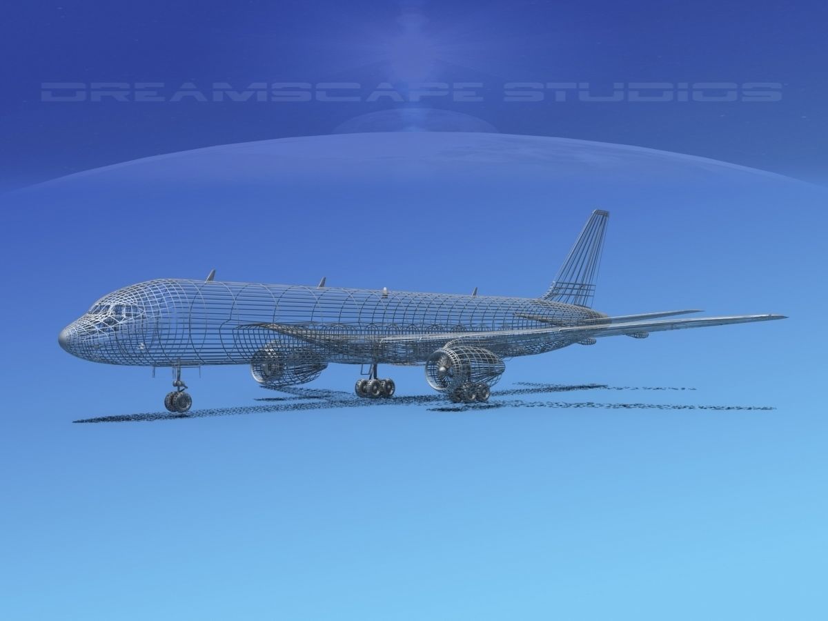 Boeing 757-200 Trump 3D model_11