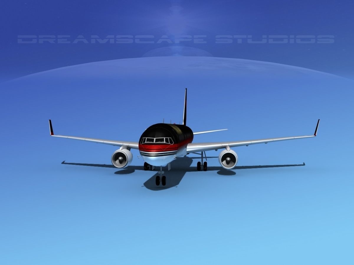 Boeing 757-200 Trump 3D model_1