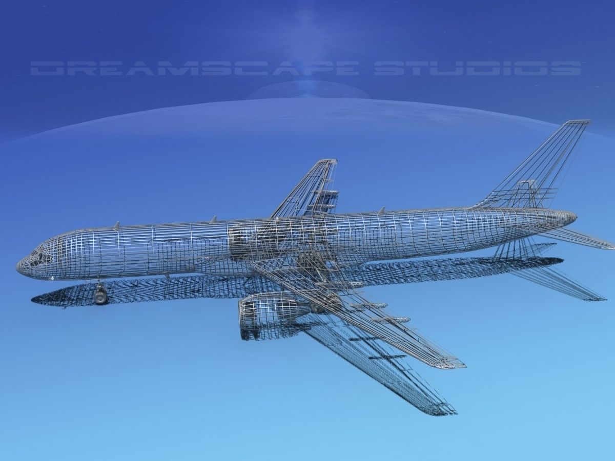 Boeing 757-200 Trump 3D model_15