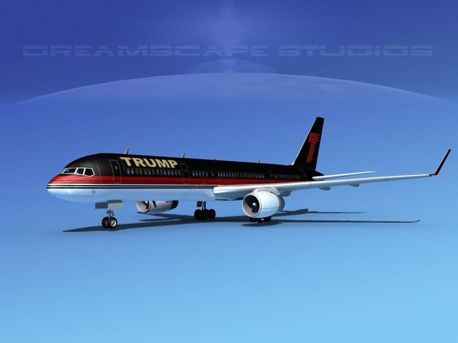 Boeing 757-200 Trump 3D model