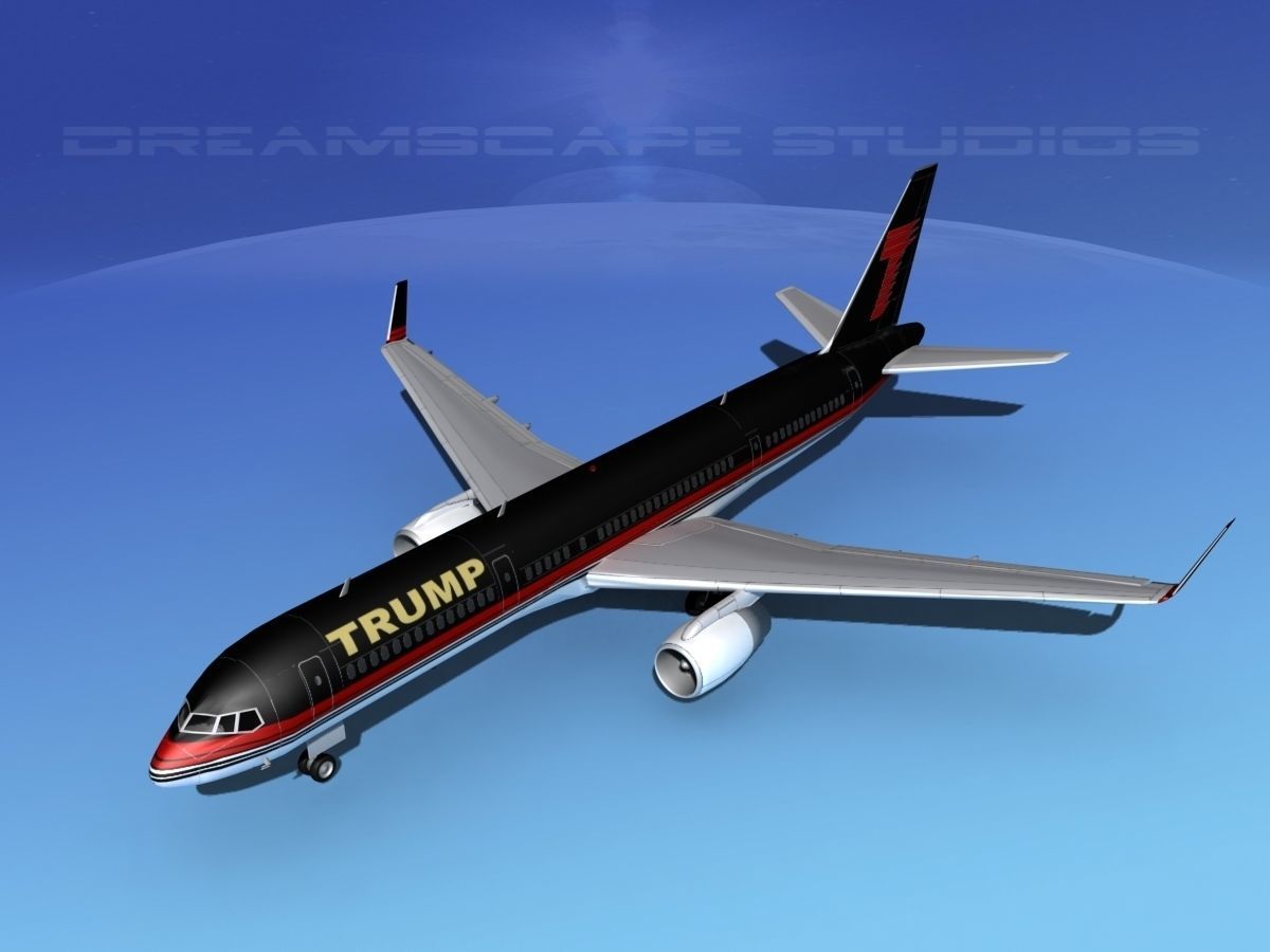 Boeing 757-200 Trump 3D model_10